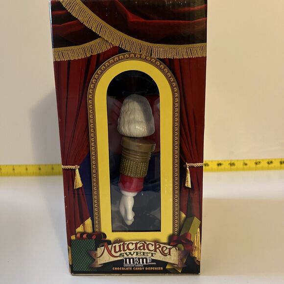 M&M’s M&M Red Nutcracker Sweet Candy Dispenser Limited Edition Holiday NIB - Picture 4 of 8